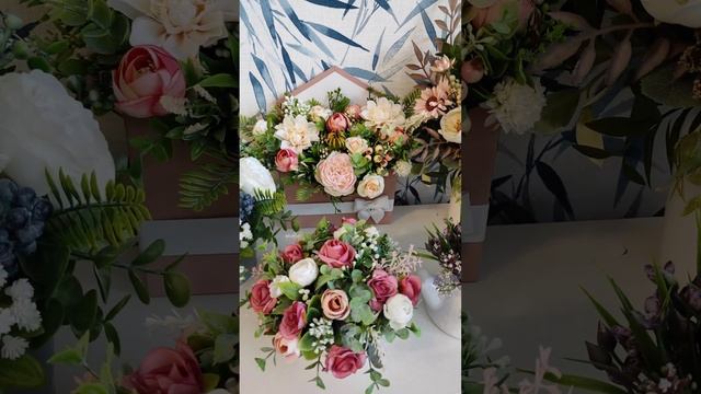Композиции из искусственных цветов смотреть онлайн