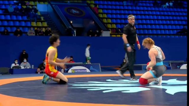 🇰🇬 Айпери Медет кызы в финале Киевского турнира. смотреть онлайн