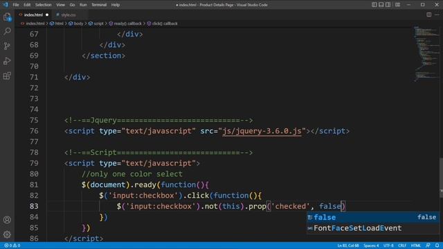 How To Create an Ecommerce Product Details Page Using HTML CSS and JavaScript смотреть онлайн
