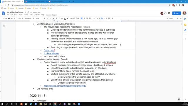 2020 11 24 Jenkins Infra Meeting смотреть онлайн