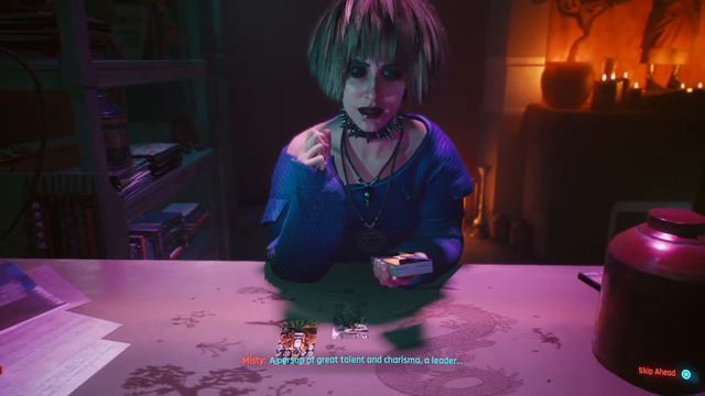 Cyberpunk 2077 - Misty's Final Tarot Reading (Dialogue Highlight #14)