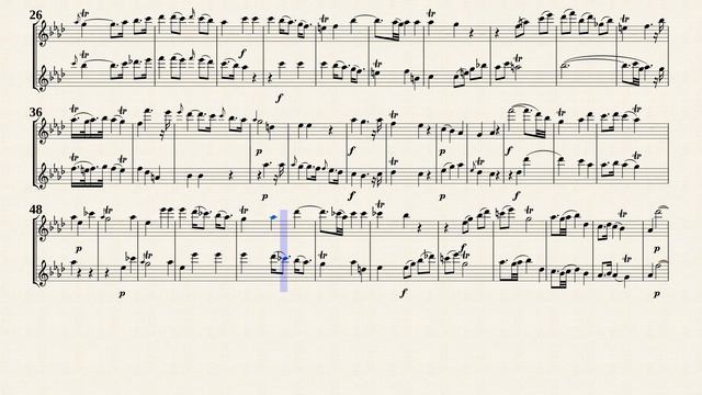 Quantz, J. J. _ Duetto Op.2 No.4 C-Dur, QV 3.2 [2 Recorders] смотреть онлайн