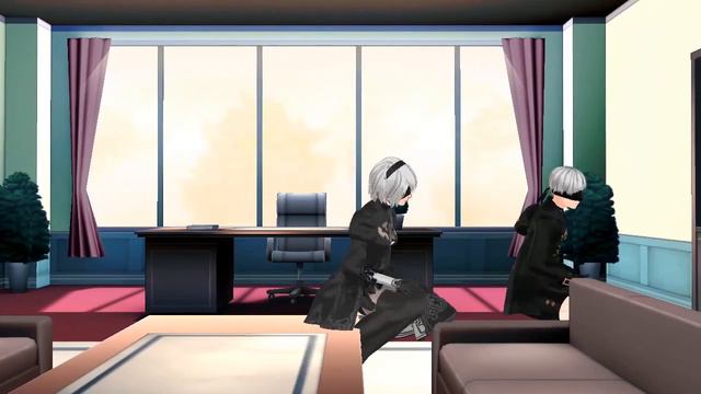 【 MMD】 Chika Dance 2B x 9S (audio removed due to copyright issues) смотреть онлайн