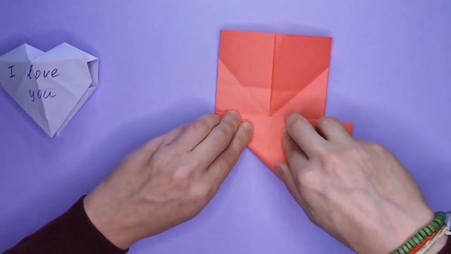 3D ОРИГАМИ Коробочка-сердечко Как сделать открытку на 8 марта Валентинка Origami Heart Box Envelope смотреть онлайн