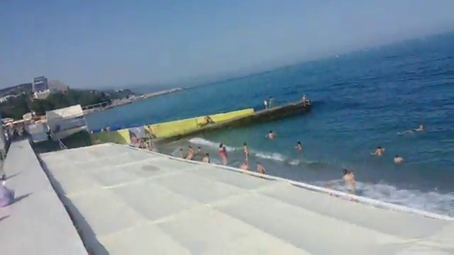 Безлюдный Крым - 08.06.14 Алушта набережная ... часть 2 смотреть онлайн