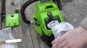 Уход , сборка , регулировка бензопилы Лесник