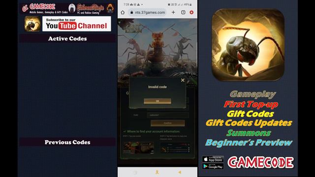 No Box Ant Legion How to Redeem Codes No Cut Recording IOS Android смотреть онлайн
