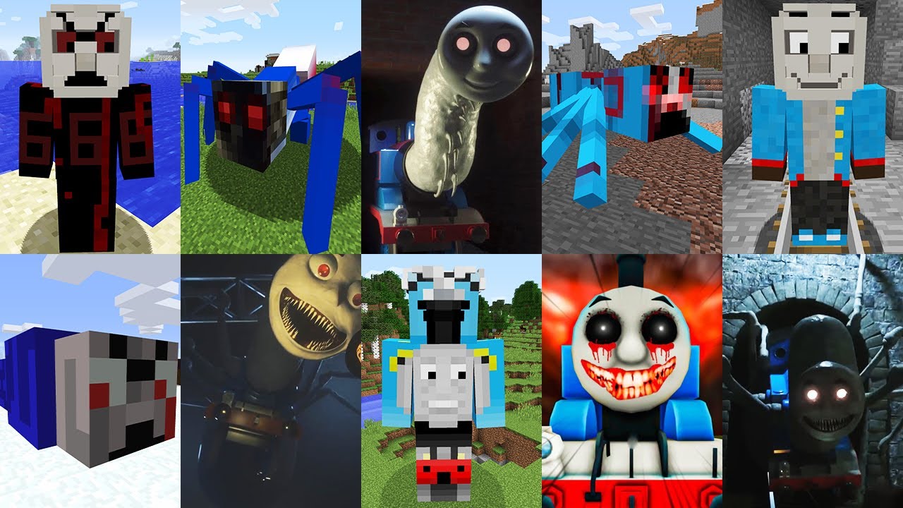 Мод на все виды ПРОКЛЯТЫЙ ПАРОВОЗИК ТОМАС в МАЙНКРАФТ! SCP CURSED THOMAS MINECRAFT смотреть онлайн