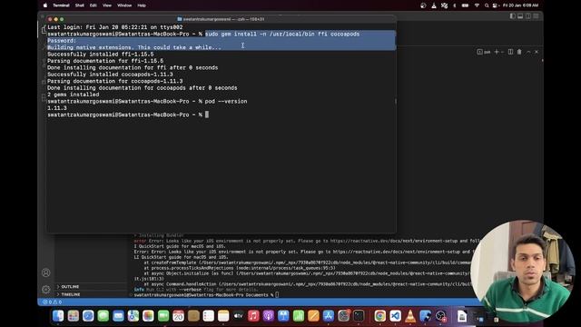 ? How to install Pod in mac for react native смотреть онлайн