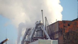 Сброс пара на ТЭЦ-2 (25.01.16)