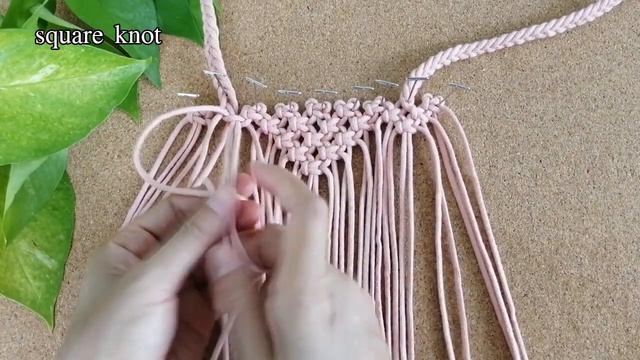 DIY Macrame phone bag - Crossbody bag - Basic knot смотреть онлайн