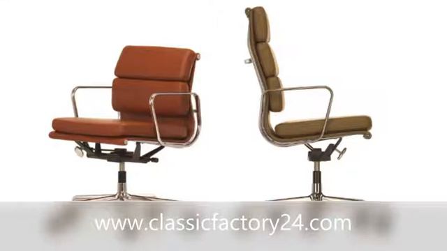 Charles Eames Softpad Chair EA 208 217 219 смотреть онлайн