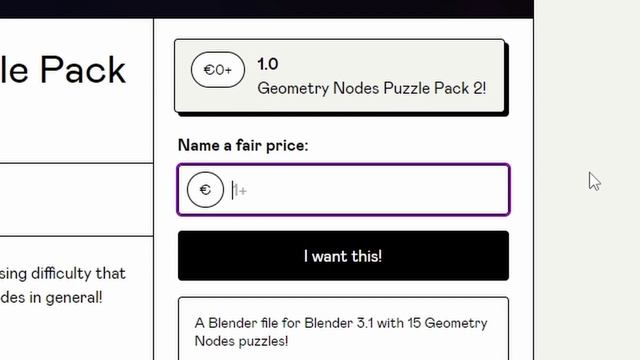Geometry Nodes Puzzle Pack 2 | Free learning asset for Blender 3.1! смотреть онлайн