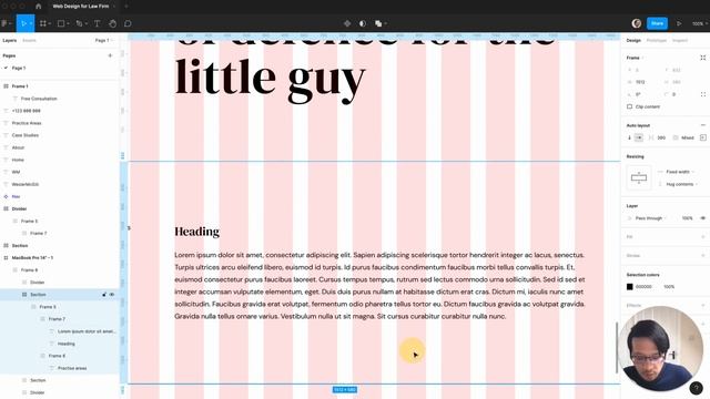 Web Design for Law Firms Figma Tutorial Auto Layout - 2/3 смотреть онлайн
