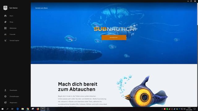 Subnautica for free 14.12.2018 - 27.12.2018 at Epic store смотреть онлайн
