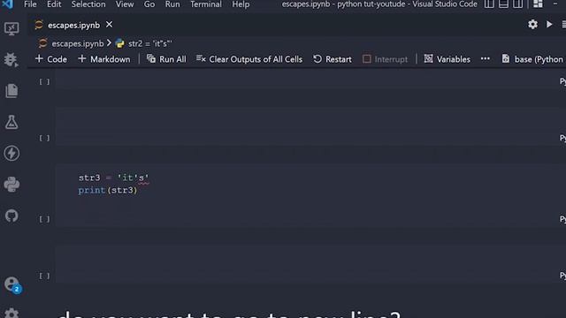 Escape sequence in Python | Magic of Back slash | Data scientist смотреть онлайн