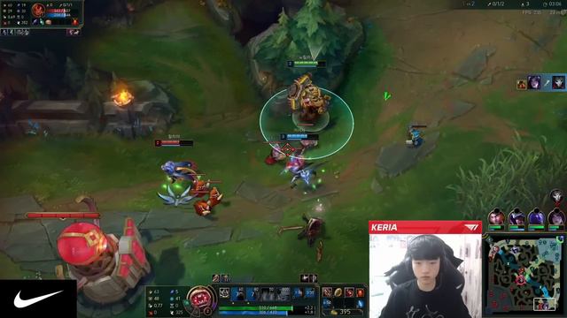 T1 Keria shows Nautilus Q cancel Trick смотреть онлайн