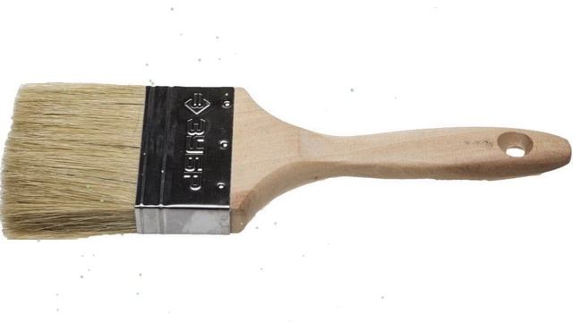 Кисть плоская УНИВЕРСАЛ-ЭКСПЕРТ, натур. щетина, 3/75мм (Зубр) обзор 01005-075 смотреть онлайн