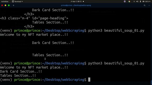 Web Scraping with Python - Beautiful Soup Crash Course смотреть онлайн