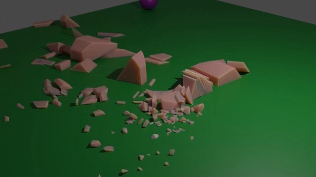 Breaking The Default Cube - Sphere Bounce - Blender - Cycles-X - Linux Mint - Cell Fracture смотреть онлайн