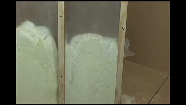 Заливной пенополиуретан. Заливка материала в полость стены. смотреть онлайн