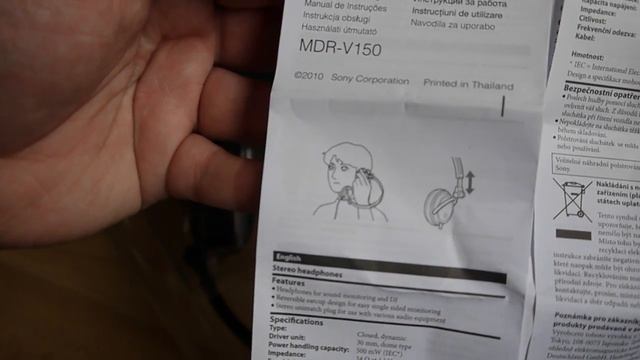 Sony MDR-V150 DJ Stereo Headphones Box Opening, Review & Specs смотреть онлайн