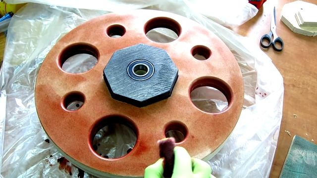 Колеса для самодельной ленточной пилы. Балансировка, покраска и тестирование смотреть онлайн