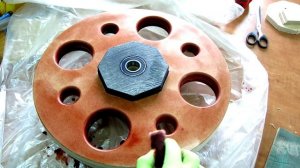 Колеса для самодельной ленточной пилы. Балансировка, покраска и тестирование