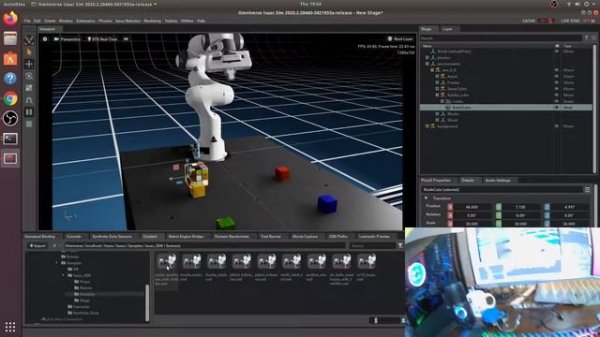 Testing out Nvidia Isaac SDK and isaac sim for robotics (on pc)