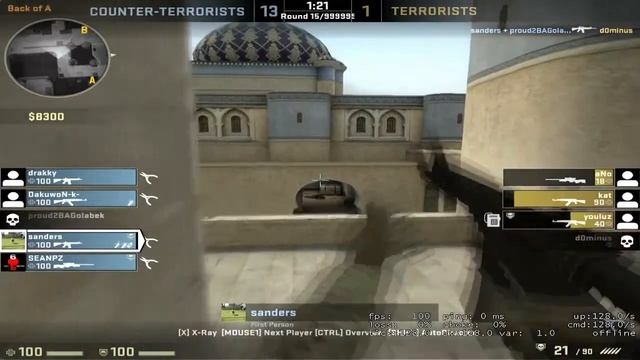 ESEA sanders CSGO test clip смотреть онлайн