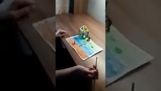 Рисование для детей раннего возраста на тему "Мостик" смотреть онлайн