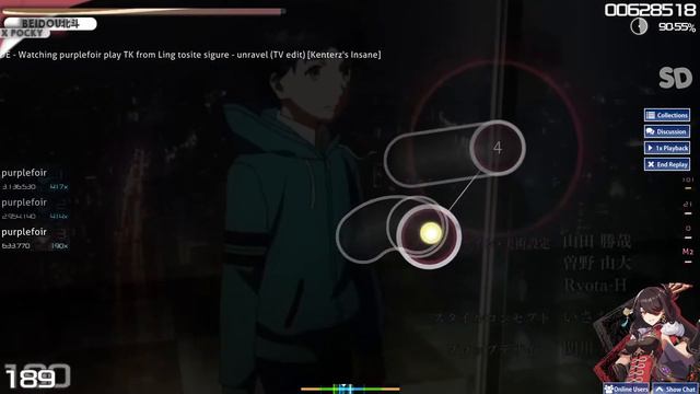 Osu! Unravel-Tokyo Ghoul opening смотреть онлайн