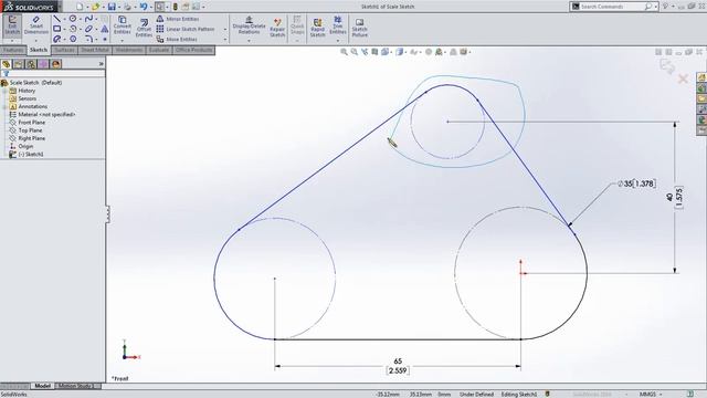 SCALE SKETCH IN SOLID WORK смотреть онлайн