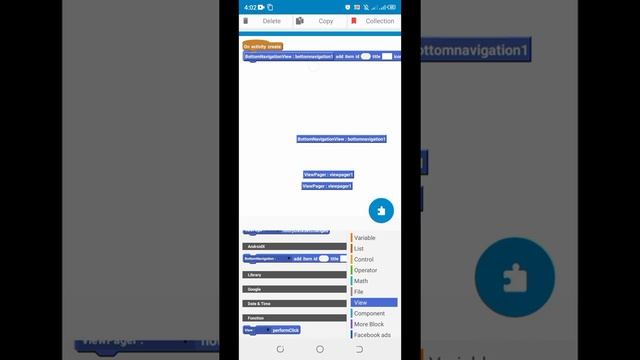 How to create a Fragment ViewPager with Bottom Navigation in Sketchware Pro tutorial 116 смотреть онлайн