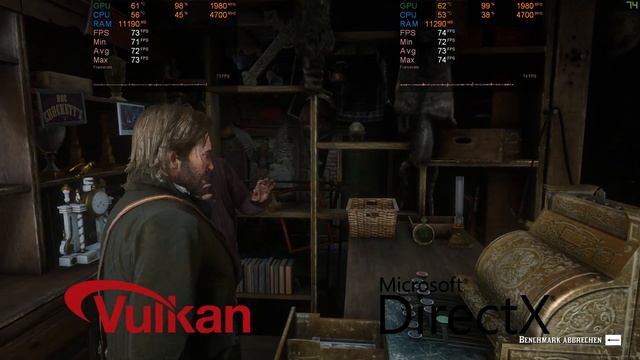 Red Dead Redemption 2 BENCHMARK COMPARISON | VULKAN vs DX12 | 1080p | RTX 2070 SUPER OC | i7 9700K смотреть онлайн
