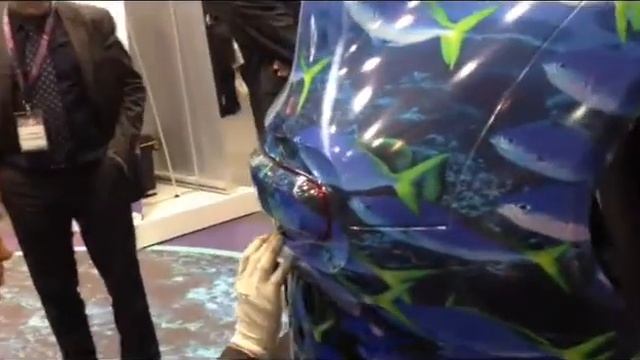 Antalis demonstration total covering sur Orajet & Coala Salon Cprint 2015 смотреть онлайн