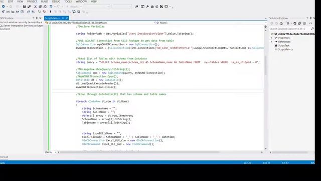How to Export All tables of a database to Excel Files with Datetime in SSIS Package- Part 170 смотреть онлайн
