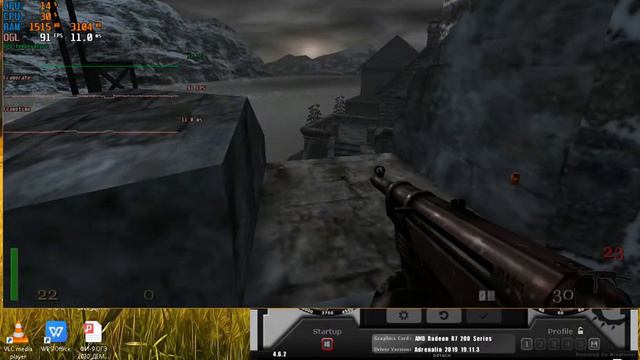 Дичайший Однопоток! Return to Castle Wolfenstein! ID Tech 3 в действии! смотреть онлайн