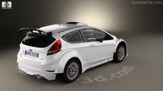 Ford Fiesta R5 3-door 2014 3D model by Humster3D.com смотреть онлайн