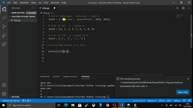 Python Lists Explained with Tutorial смотреть онлайн