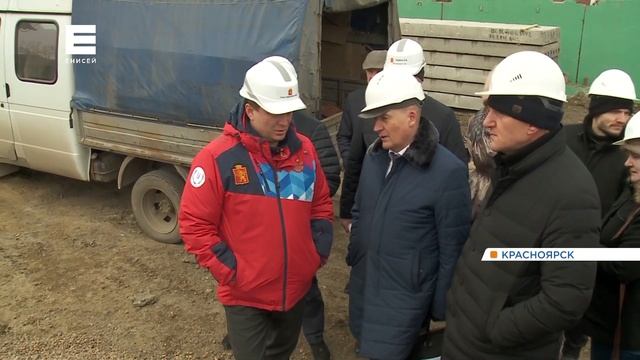 Сергей Ерёмин проинспектировал строительство детсада на правобережье Красноярска смотреть онлайн