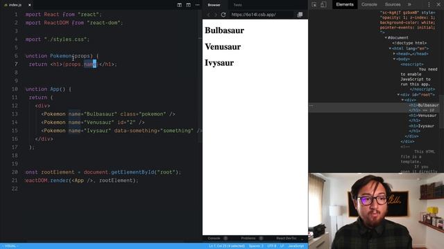 React Components Less Re-usable than Elements? смотреть онлайн