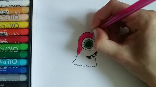 How to draw a microbе. Рисуем микроба. смотреть онлайн