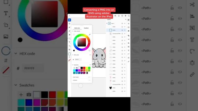 How To Convert A PNG To SVG In Adobe Illustrator For IPad - Beginners Guide To Adobe Illustrator