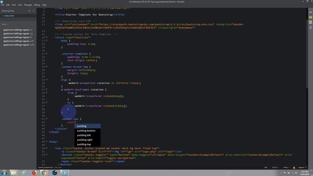 Bootstrap 4 Using Navbar Icons смотреть онлайн