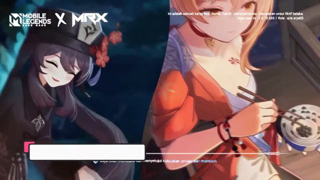 Loading Screen Mobile Legend X Hu Tao & Yoimya ( Genshin Impact ) смотреть онлайн