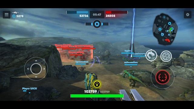 Curie - Keeping Enemies At Bay | Dino Squad Gameplay