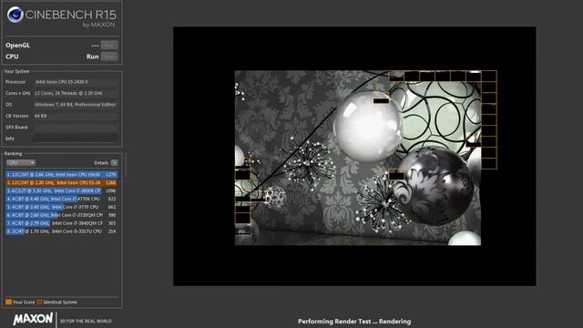 xeon e5-2430 *2 cinebench r15 test смотреть онлайн