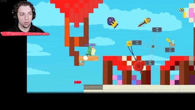 RUNNERS VS 99.99% IMPOSSIBLE Sabotager! (Ultimate Chicken Horse) смотреть онлайн