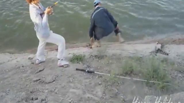 Рыбалка в Казахстане. Борьба с сомом пос. Шиели смотреть онлайн